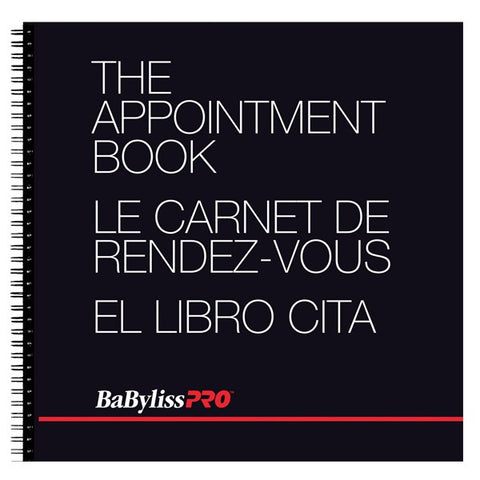 Babyliss Pro large appointment book 6 columns