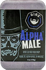 Gibs Alpha Male rich lather soap bar