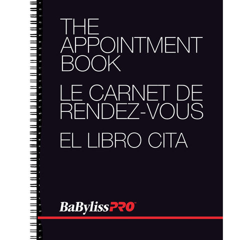 Babyliss Pro medium appointment book 4 columns