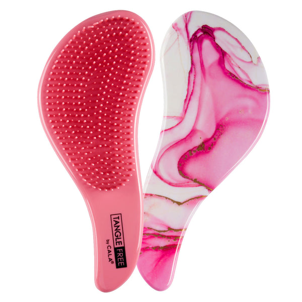 CALA tangle-free hair brush Swirl pink