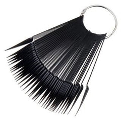 Présentoir 50 bâtonnets stiletto noirs