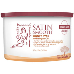 Satin Smooth honey wax with argan oil