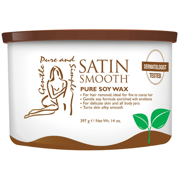 Satin Smooth organic soy cream wax