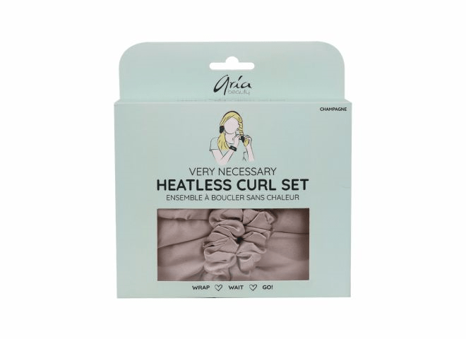 Aria Beauty ensemble à boucler sans chaleur champagne