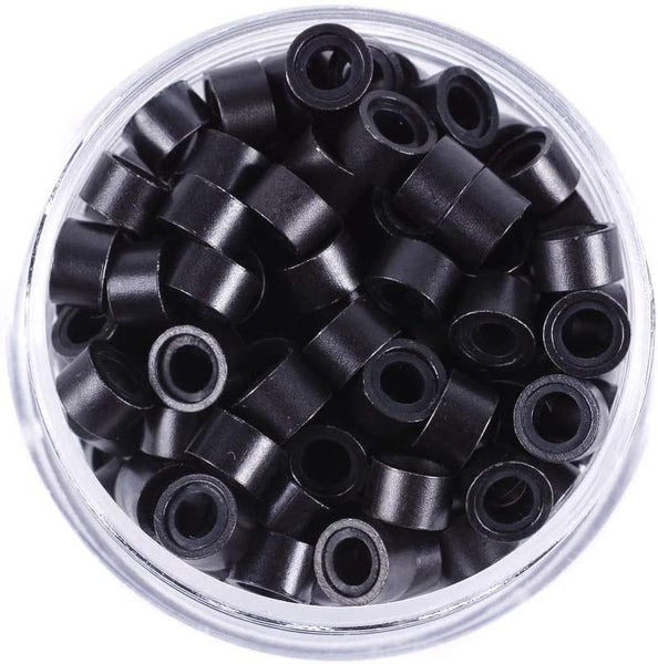 Loops extension black rings with silicone