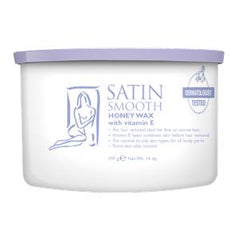 Satin Smooth honey wax with vitamin E