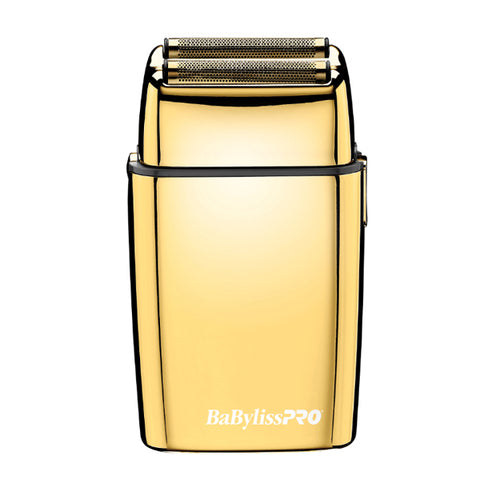 Babyliss Pro FoilFX02 double blade metal razor gold