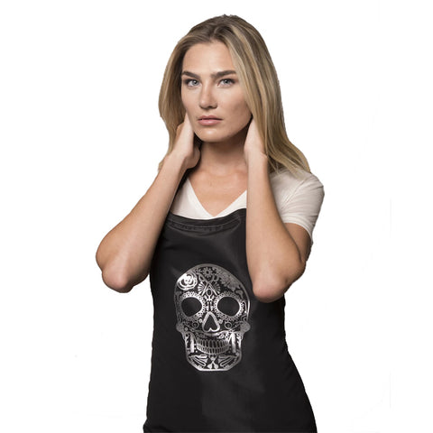 Betty Dain sugar skull apron