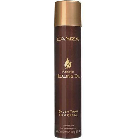L'Anza Keratin Healing Oil Brush Thru hair spray